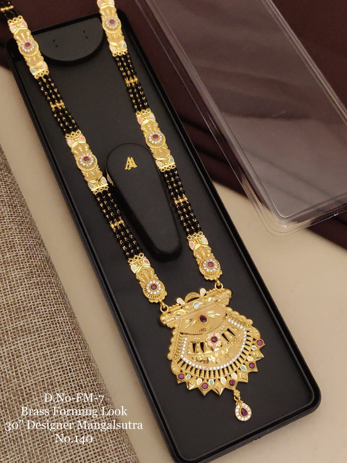 Gold Plated Glimmere Mangalsutra (Design 4)