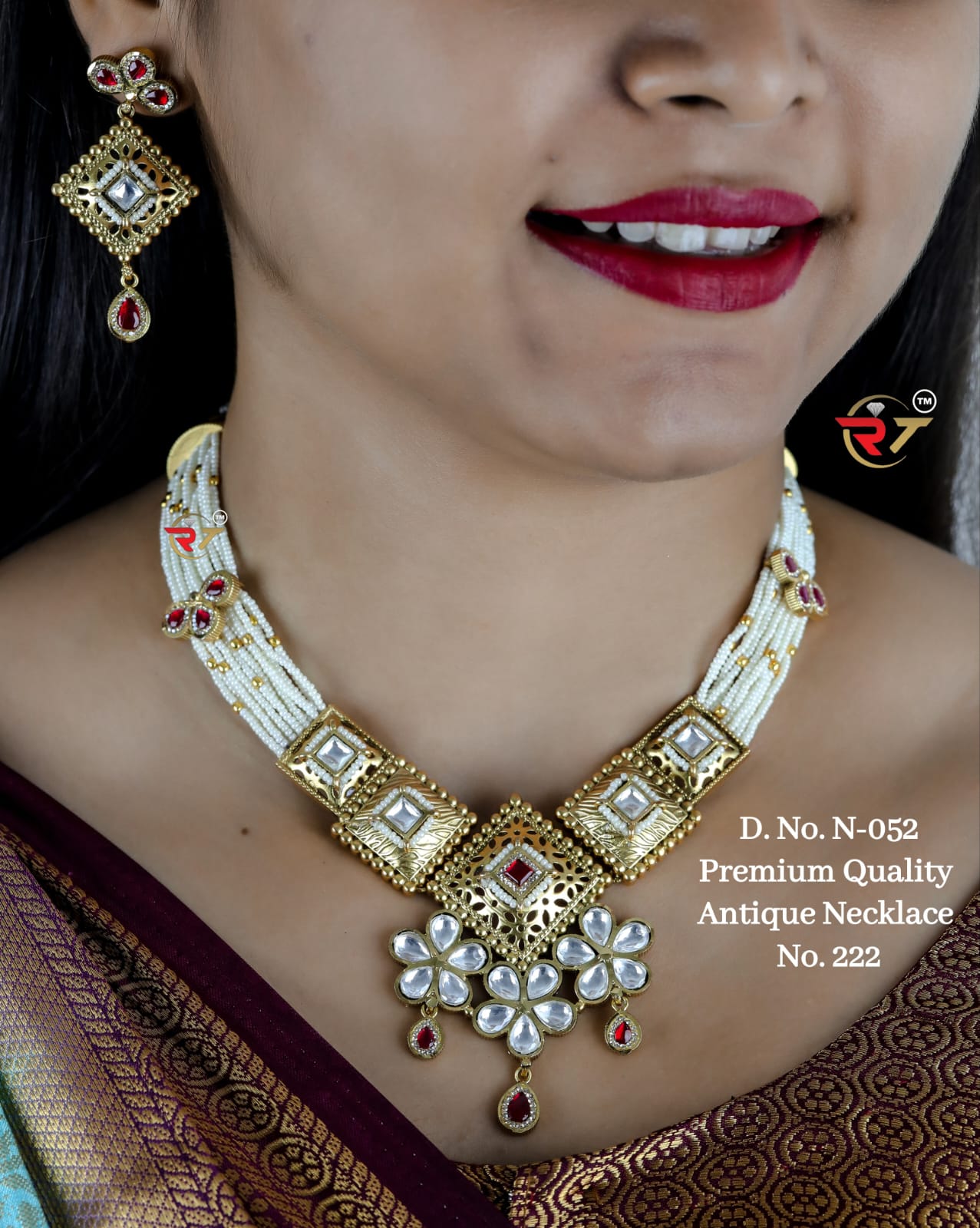 Premium Quality Antique Necklace (D.N. 222)