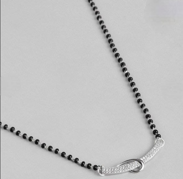 C Sterling Silver Mangalsutra