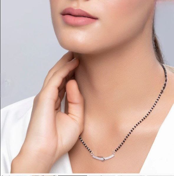C Sterling Silver Mangalsutra