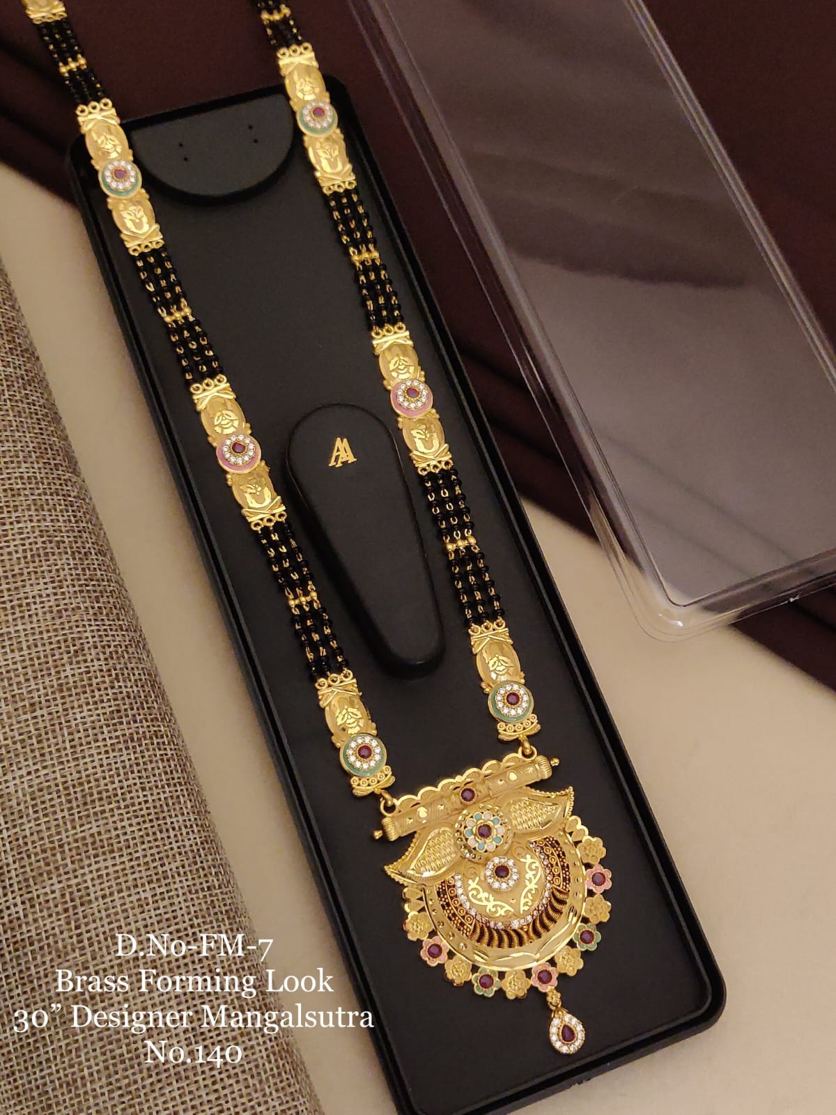 Gold Plated Glimmere Mangalsutra (Design 14)