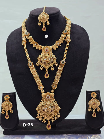 Necklace – Gold Plated Combo Necklace For Glimmere